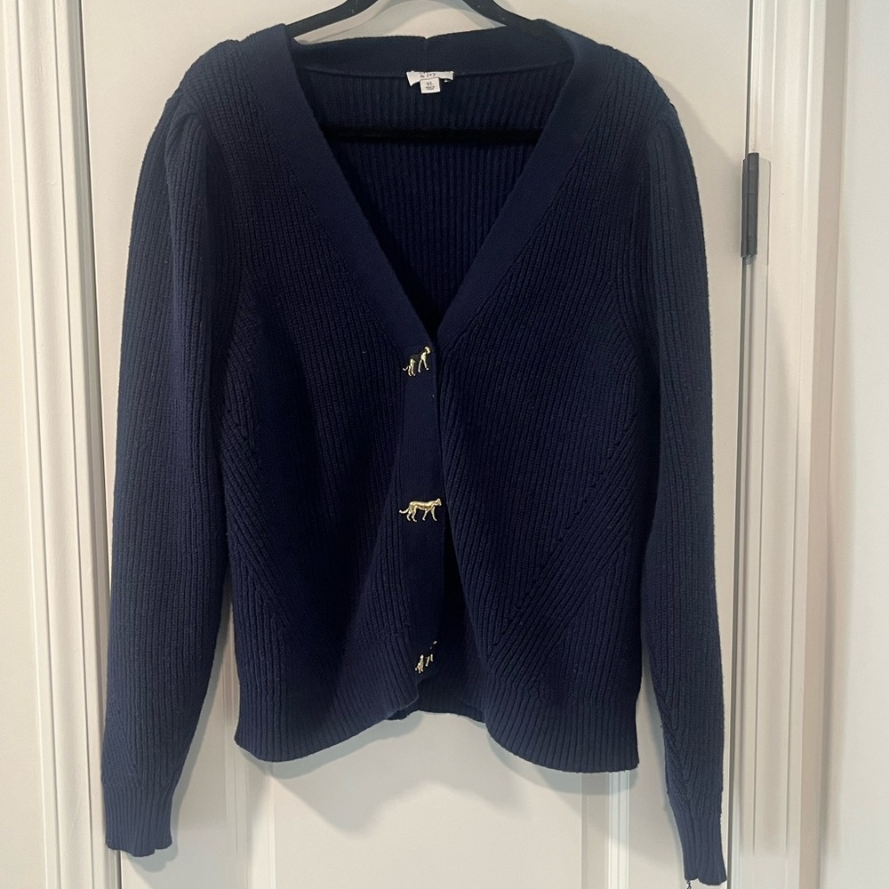 3/$20 Crown & Ivy Navy Cardigan Sweater